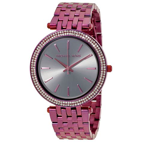 michael kors darci plum|michael kors petite darci watch.